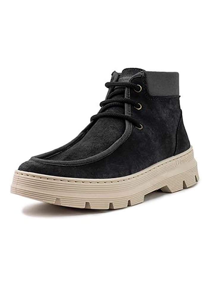 natural world Skórzane botki w kolorze czarnym rozmiar: 40