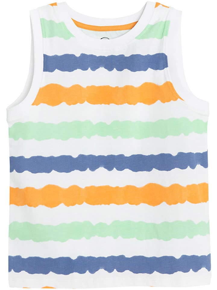 COOL CLUB Top w kolorze białym ze wzorem rozmiar: 104