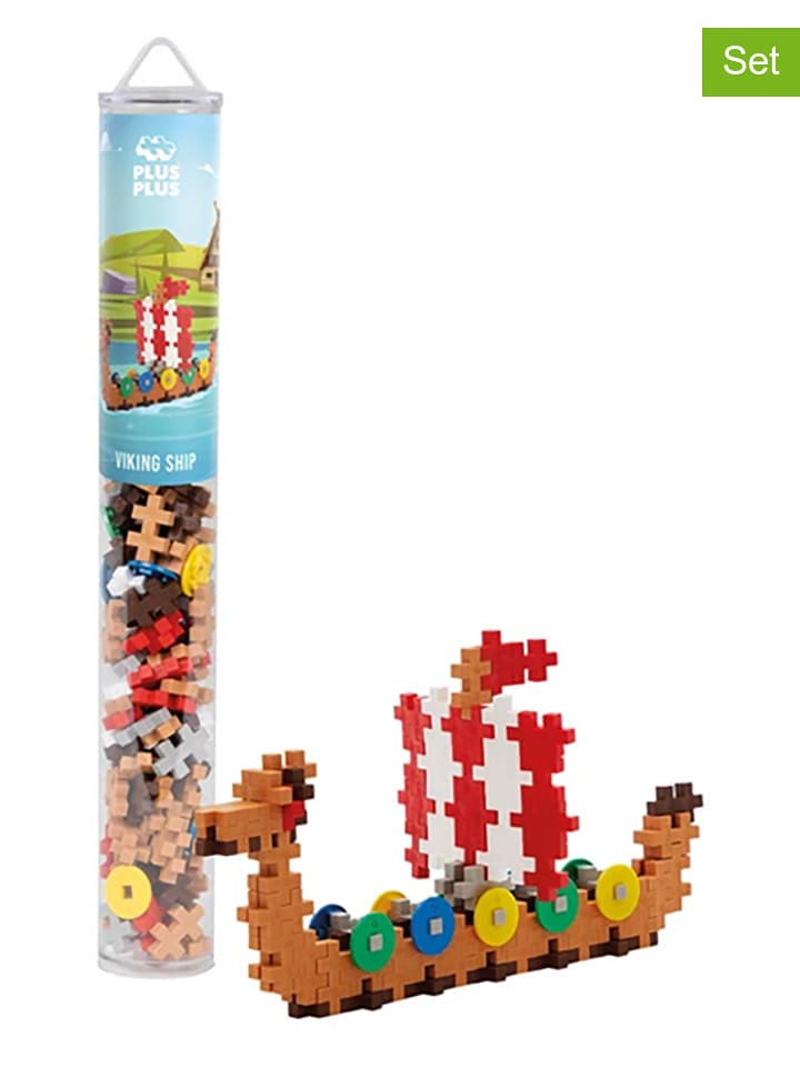 PLUS PLUS Zestaw kreatywny "Viking ship" - 5+ rozmiar: onesize