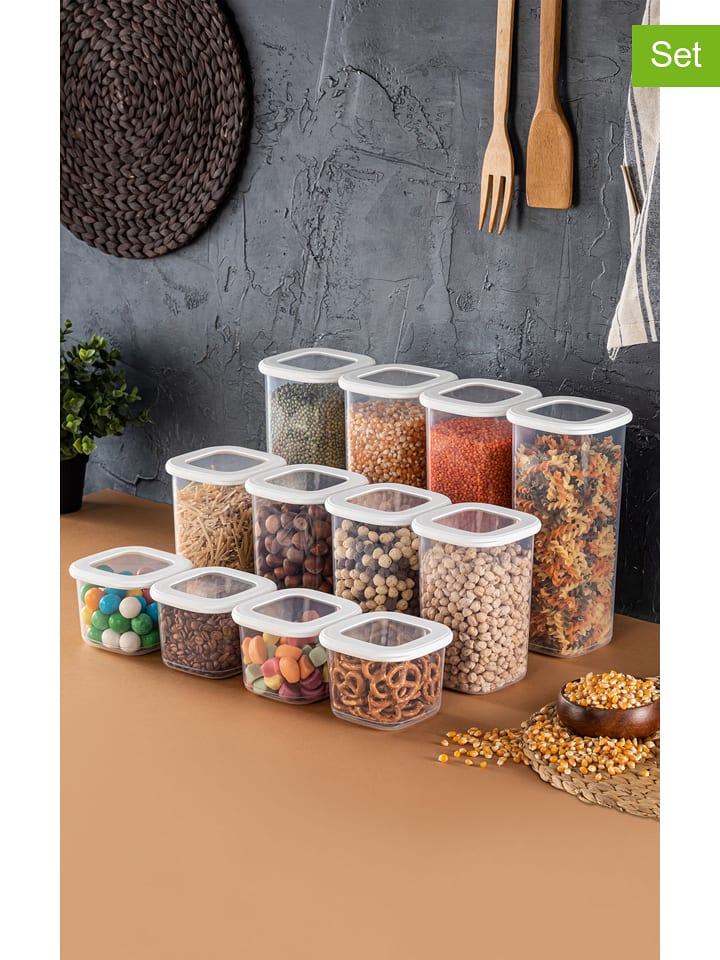 Violeta Home Pojemniki (12 szt.) w kolorze białym rozmiar: onesize