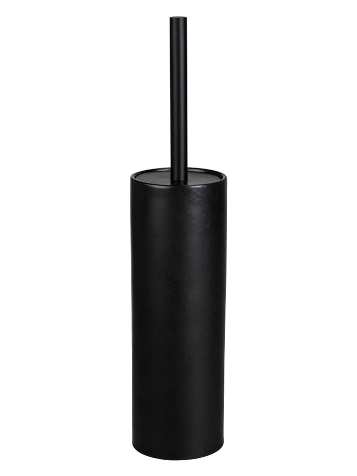 Wenko Zestaw WC "Casoli" w kolorze czarnym - wys. 40 x Ø 9 cm rozmiar: onesize