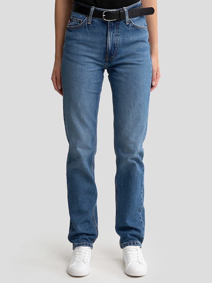 BIG STAR Dżinsy - Straight fit - w kolorze niebieskim rozmiar: W27/L32