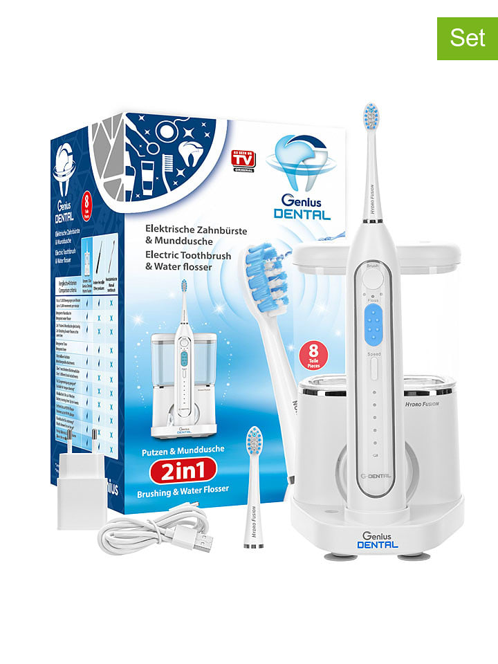 Genius 8-częściowy zestaw "Genius Dental Hydro Fusion" do pielęgnacji zębów rozmiar: onesize