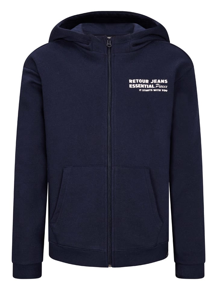 Retour Bluza "Asher" w kolorze granatowym rozmiar: 146/152