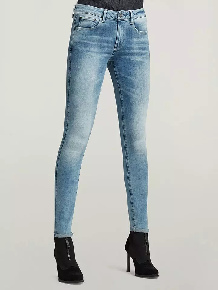 G-Star Dżinsy - Skinny fit - w kolorze błękitnym rozmiar: W32/L34