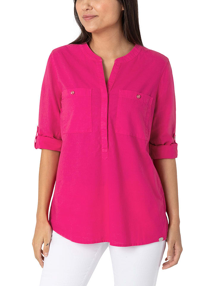 Timezone Bluzka w kolorze różowym rozmiar: M