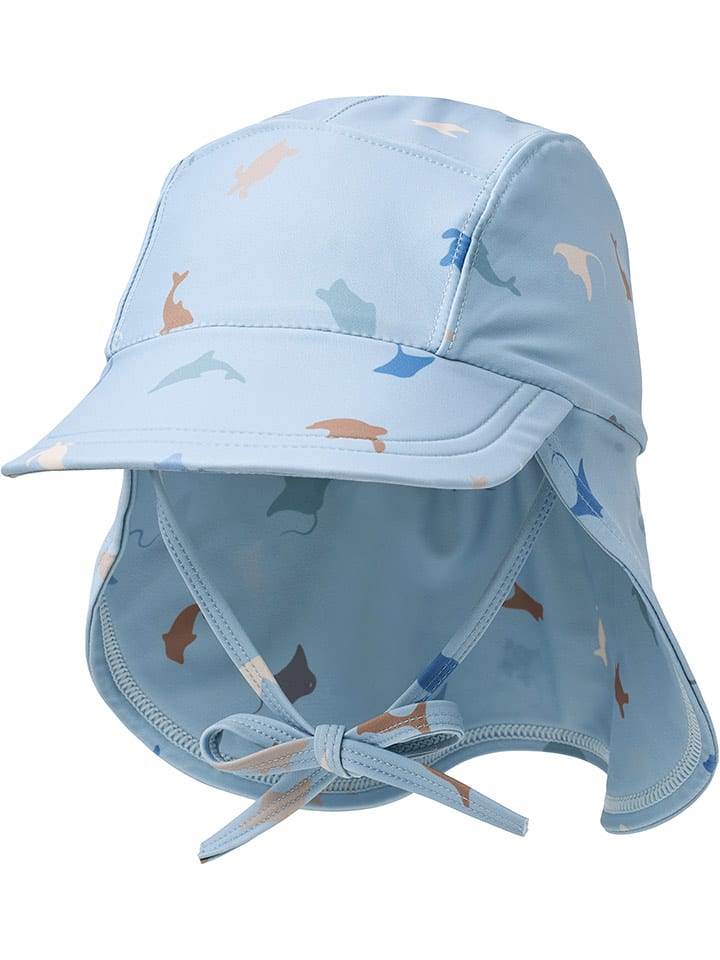 Wheat Kapelusz przeciwsłoneczny "Tonga" w kolorze błękitnym rozmiar: 44-47 cm