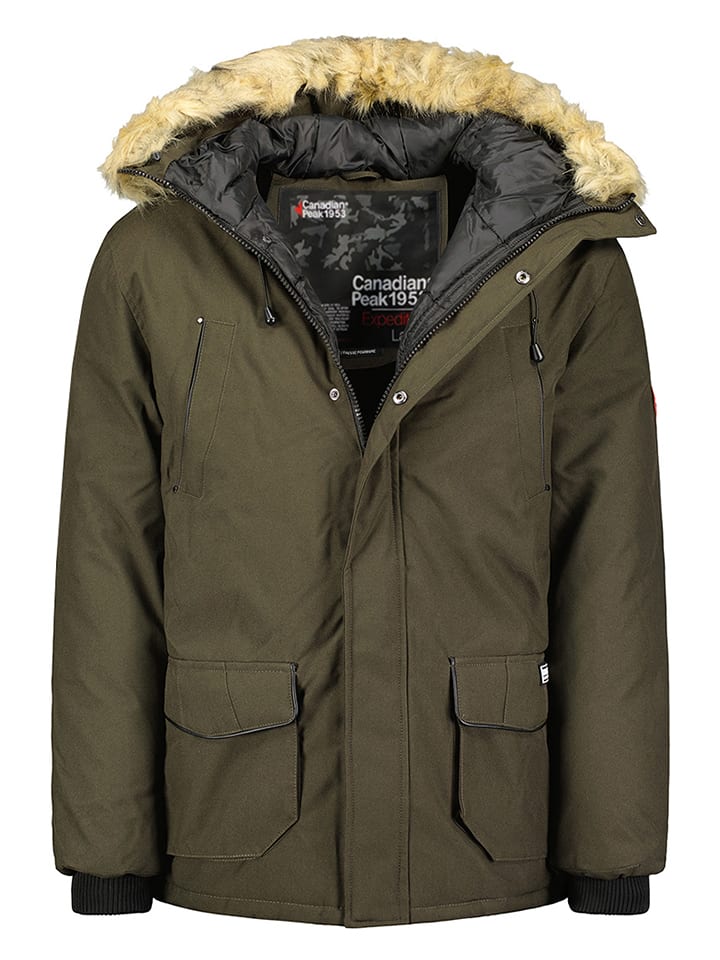 Canadian Peak Parka zimowa "Claudeak" w kolorze khaki rozmiar: 128