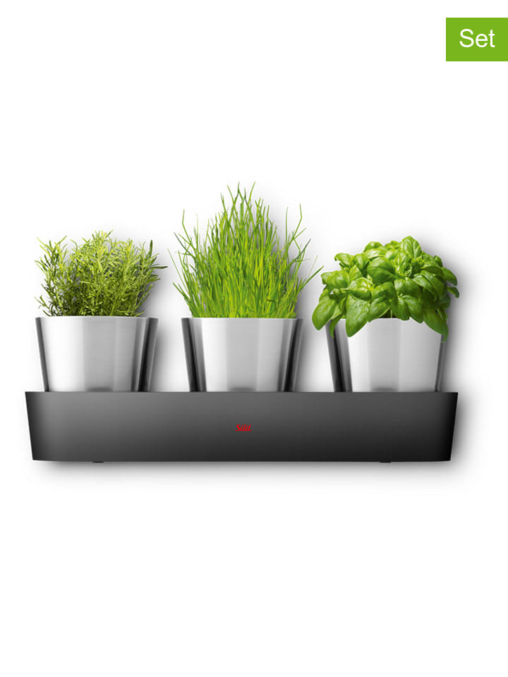 Silit 4-częściowy zestaw "Collexio" w kolorze srebrnym na zioła rozmiar: onesize