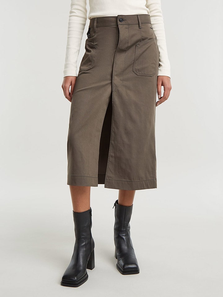 G-Star Spódnica w kolorze brązowym rozmiar: W27