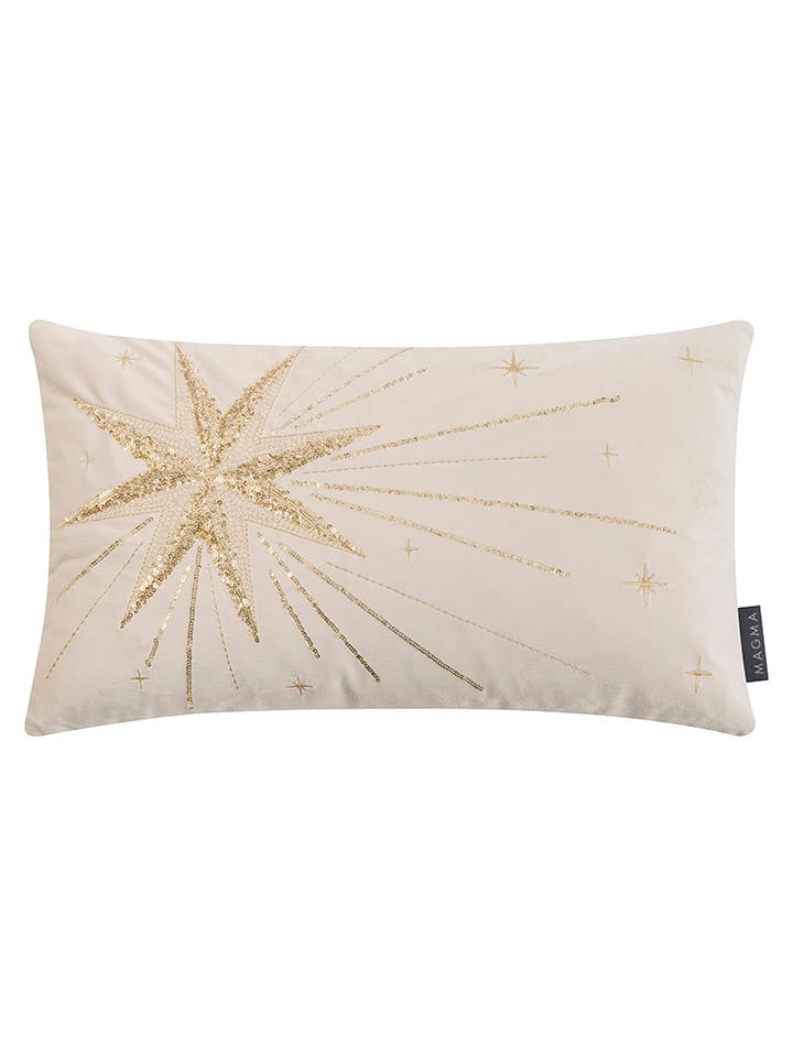 Magma Heimtex Poszewka "Balthasar" w kolorze beżowym na poduszkę - 30 x 50 cm rozmiar: onesize