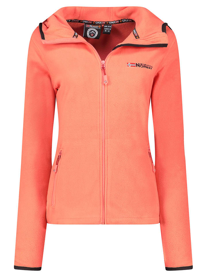 Geographical Norway Kurtka polarowa "Unicia" w kolorze pomarańczowym rozmiar: XL