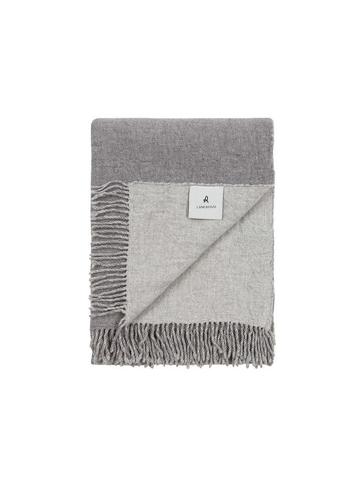 Lanerossi Koc w kolorze szaro-antracytowym - 180 x 130 cm rozmiar: onesize