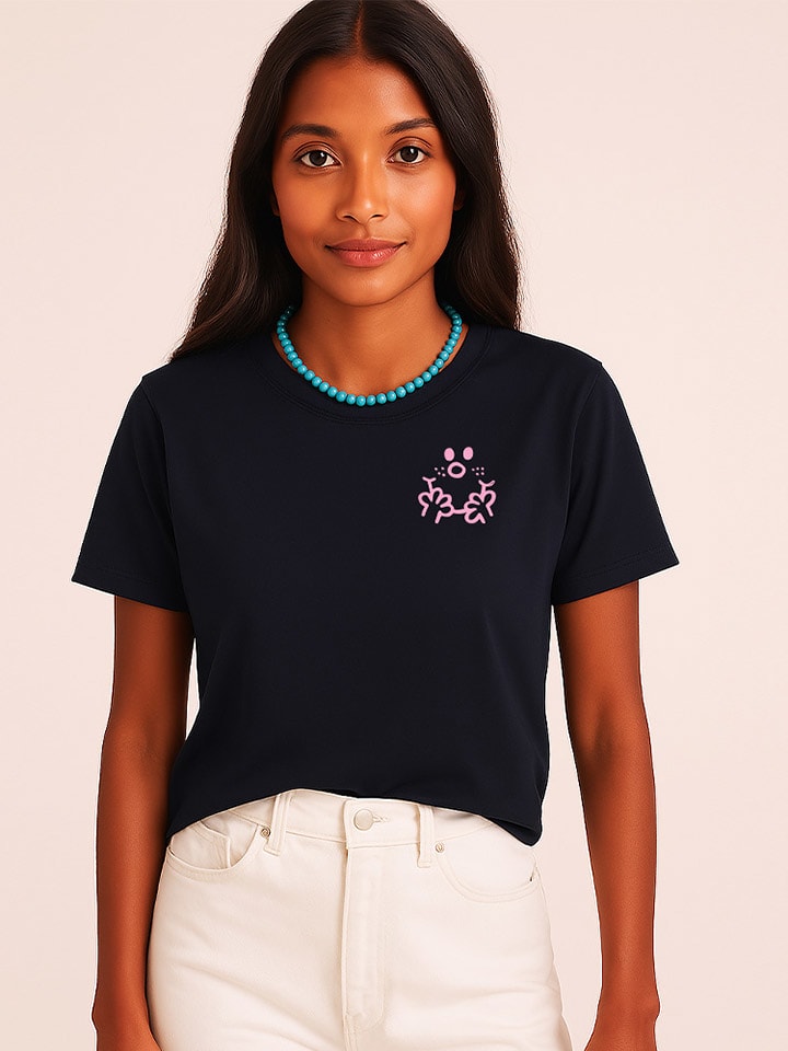 WOOOP Koszulka w kolorze granatowym rozmiar: S