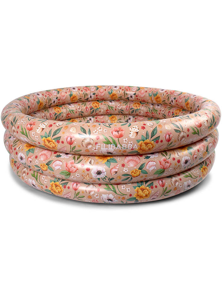 Filibabba Basen "Alfie - Ocean Blossom" w kolorze jasnoróżowym - Ø80 cm - 3+ rozmiar: onesize