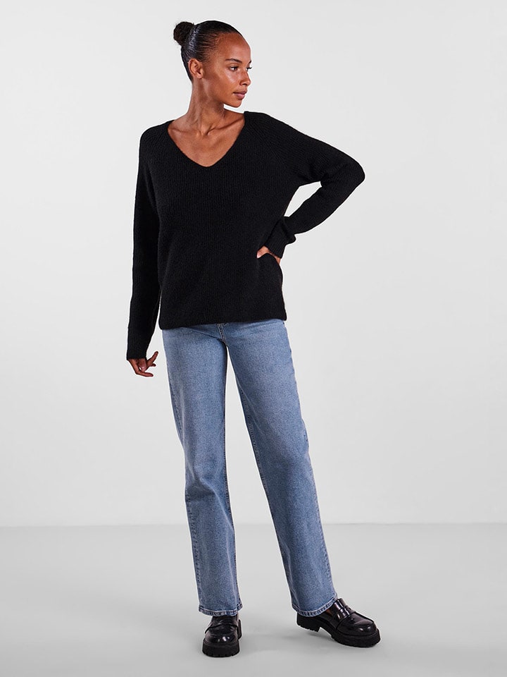 Pieces Sweter w kolorze czarnym rozmiar: XL