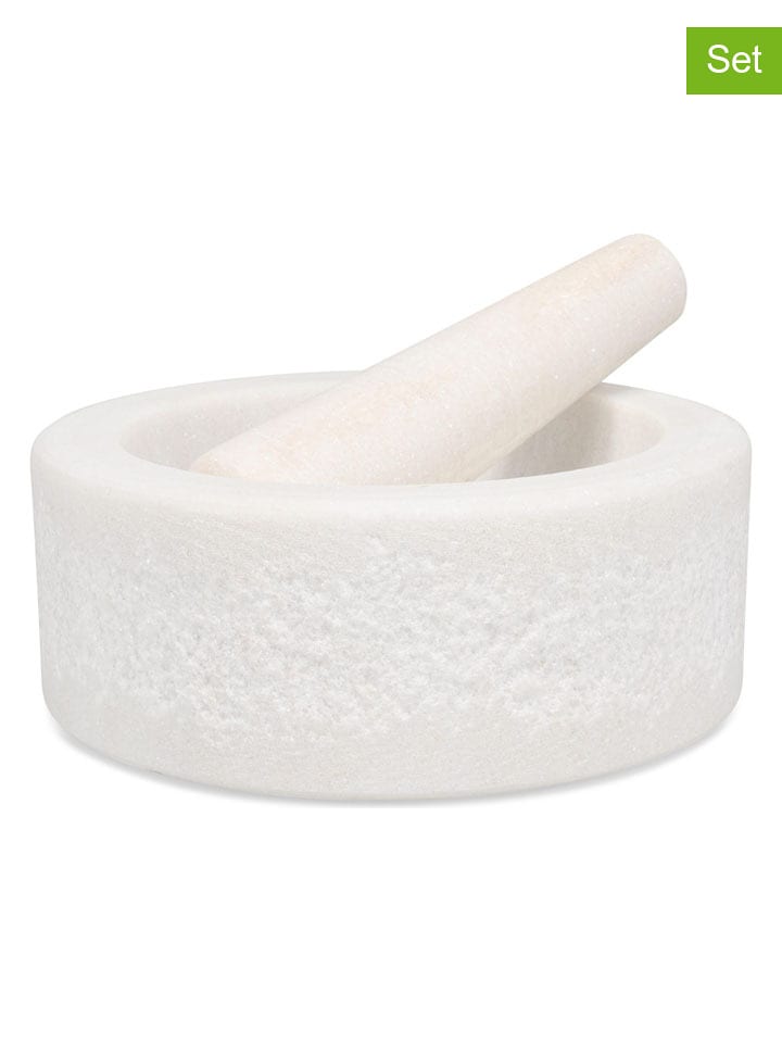 Salt and Pepper 2-częściowy zestaw w kolorze białym - Ø 16 cm rozmiar: onesize