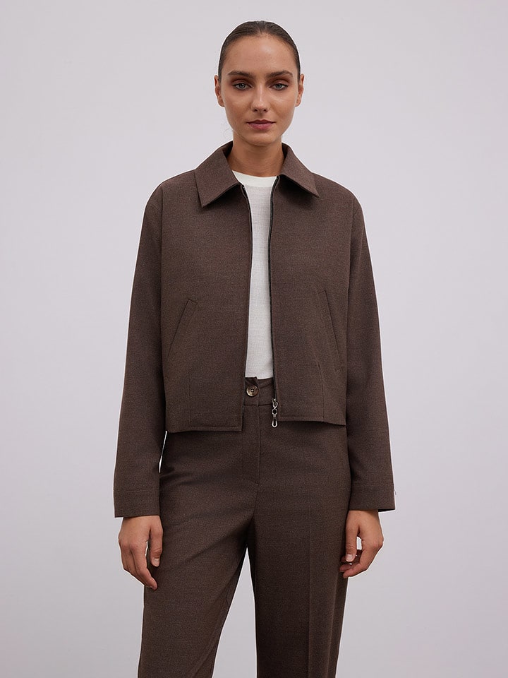 BGN Kurtka przejściowa w kolorze brązowym rozmiar: 36