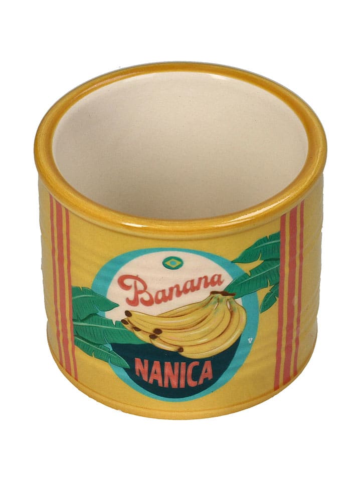 Kersten Doniczka "Banana" w kolorze żółtym - wys. 6,3 x Ø 7,3 cm rozmiar: onesize