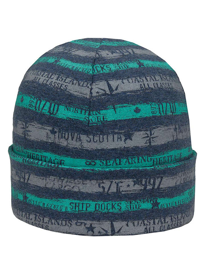 Döll Czapka w kolorze szaro-zielono-granatowym rozmiar: 51 cm