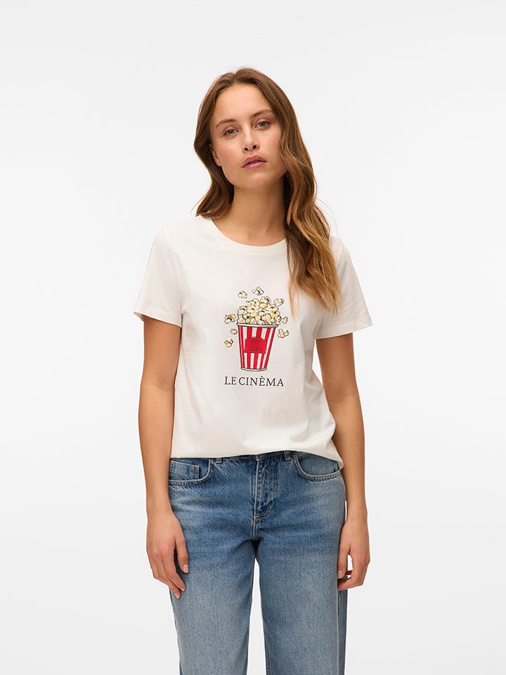 Vero Moda Koszulka w kolorze białym rozmiar: XL