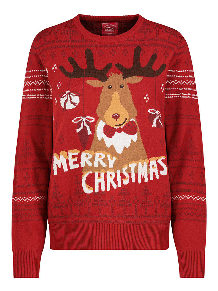 Sublevel Sweter w kolorze czerwonym rozmiar: M