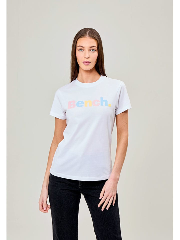 Bench Koszulka "Elio" w kolorze białym rozmiar: 40