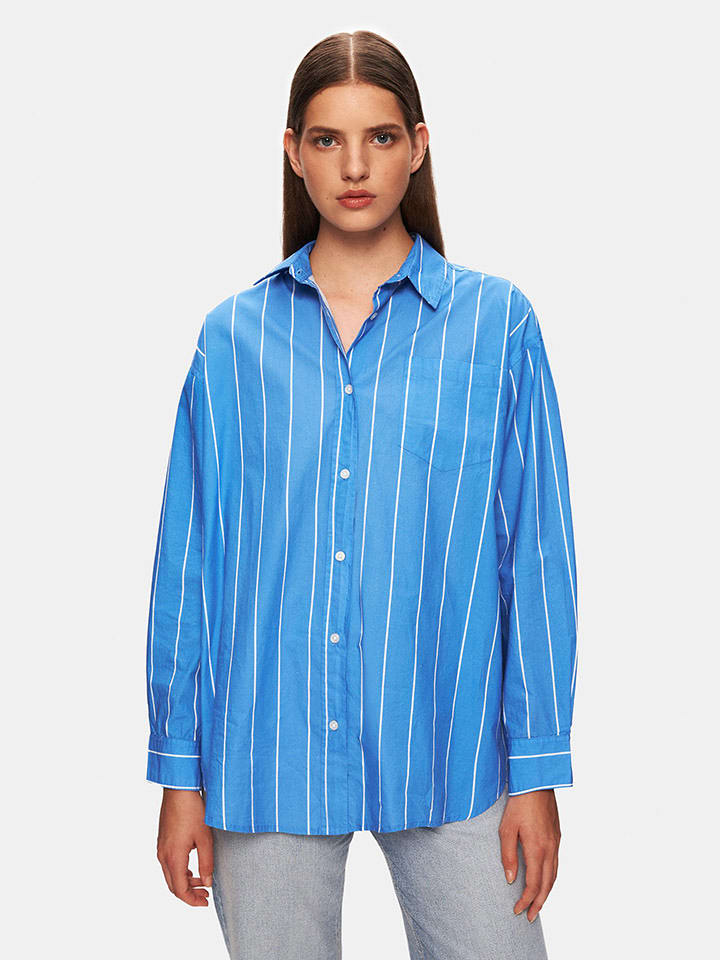 LTB Koszula "Lozomo" w kolorze niebieskim rozmiar: S