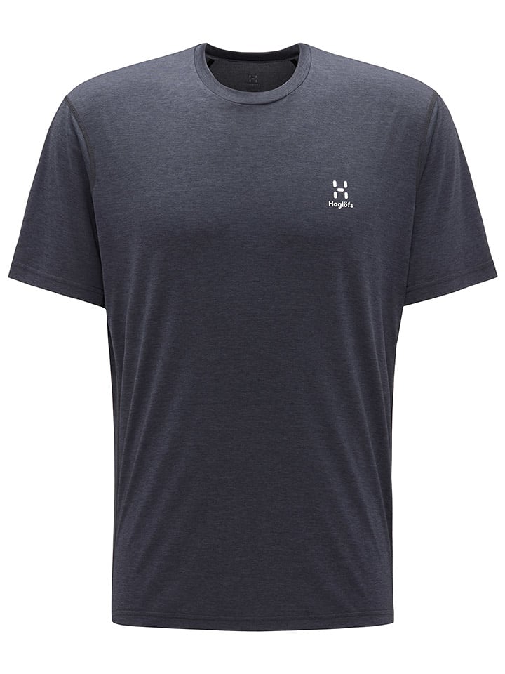 Haglöfs Koszulka turystyczna "Ridge" w kolorze granatowym rozmiar: S