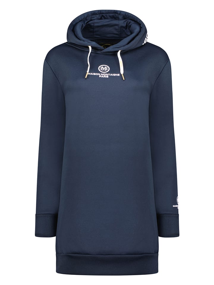 Maison Montaigne Sukienka dresowa "Gilongmai" w kolorze granatowym rozmiar: XL