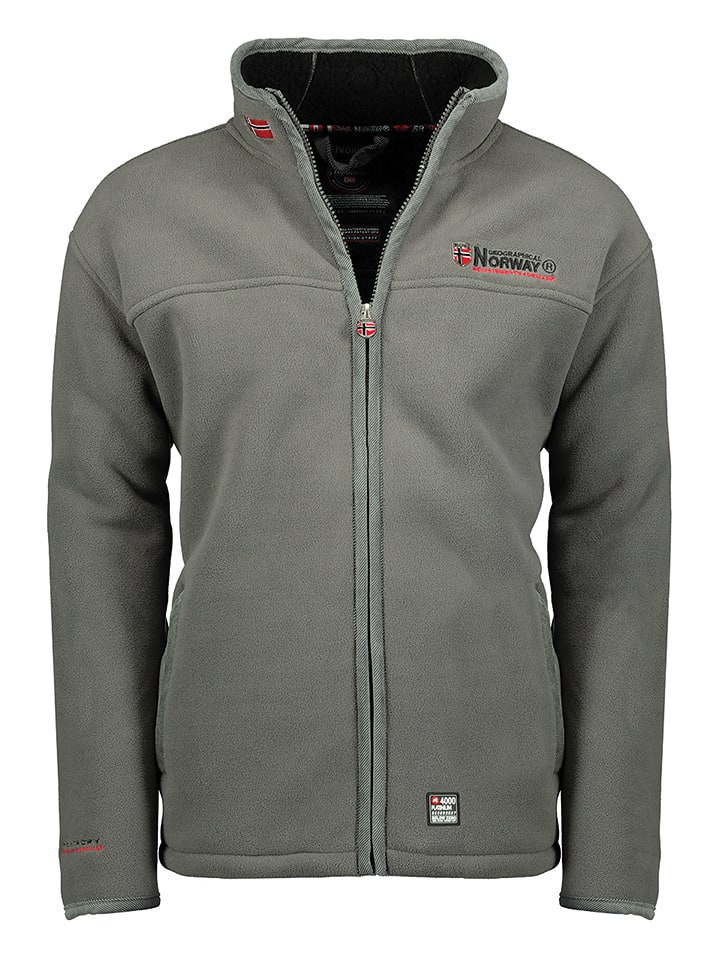 Geographical Norway Kurtka polarowa w kolorze khaki rozmiar: L