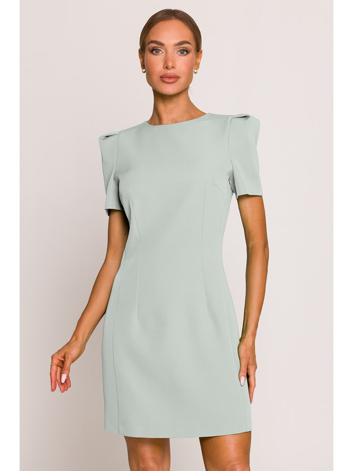 made of emotion Sukienka w kolorze jasnoszarym rozmiar: M