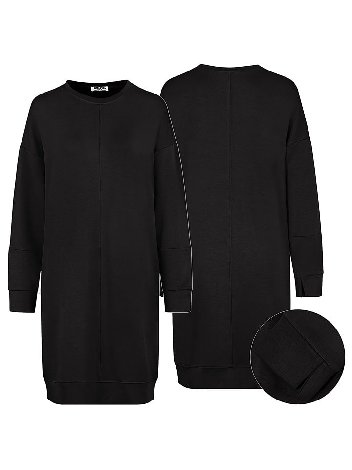 Sublevel Sukienka dresowa w kolorze czarnym rozmiar: XL