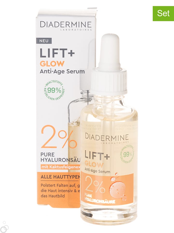 DIADERMINE Serum (3 szt.) "Lift+Glow" - po 30 ml rozmiar: onesize