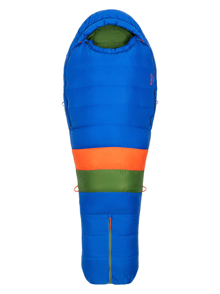 Marmot Puchowy śpiwór "Sawtooth" w kolorze niebieskim - dł. 198 cm rozmiar: onesize