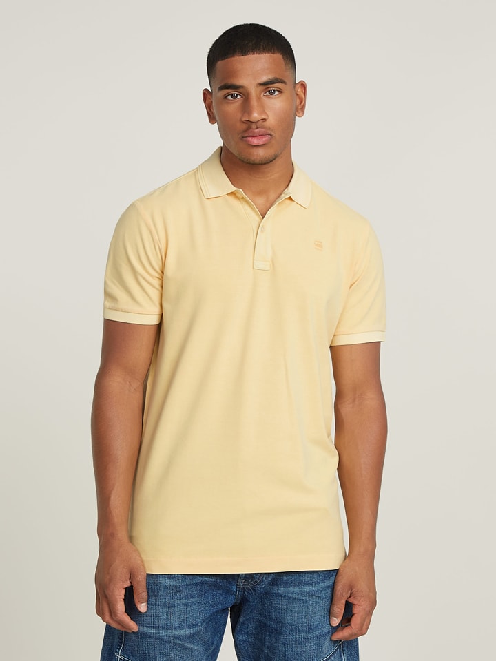 G-Star Koszulka polo w kolorze żółtym rozmiar: M