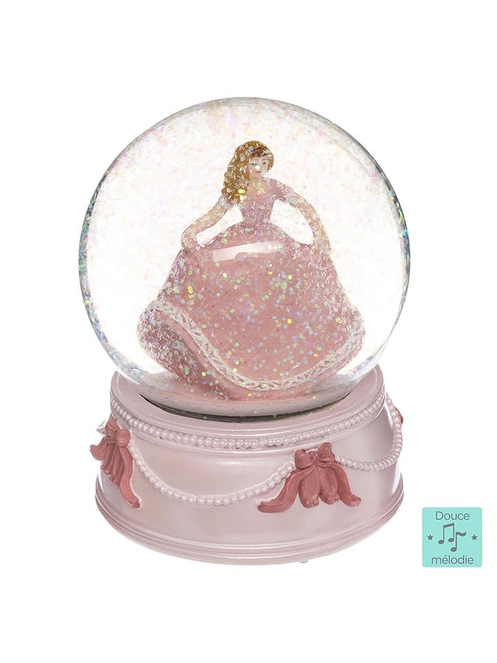 WellHome for Kids Kula śnieżna w kolorze jasnoróżowym - wys. 13,5 x Ø 10 cm rozmiar: onesize