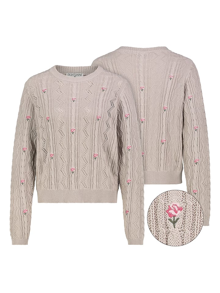 Eight2Nine Sweter w kolorze beżowym rozmiar: S