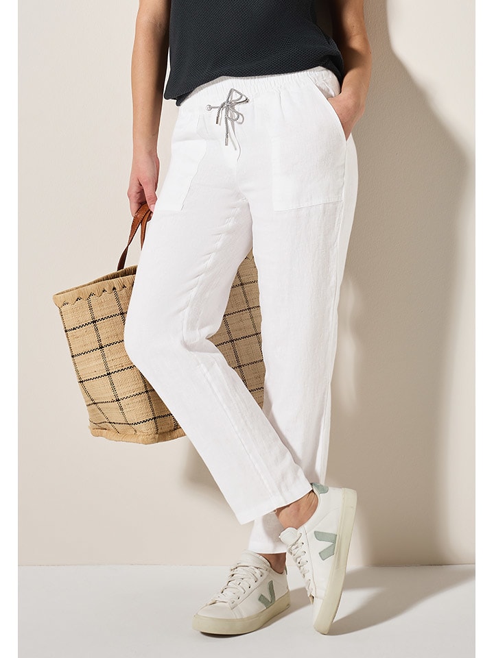 Cecil Spodnie w kolorze białym rozmiar: XL/L28