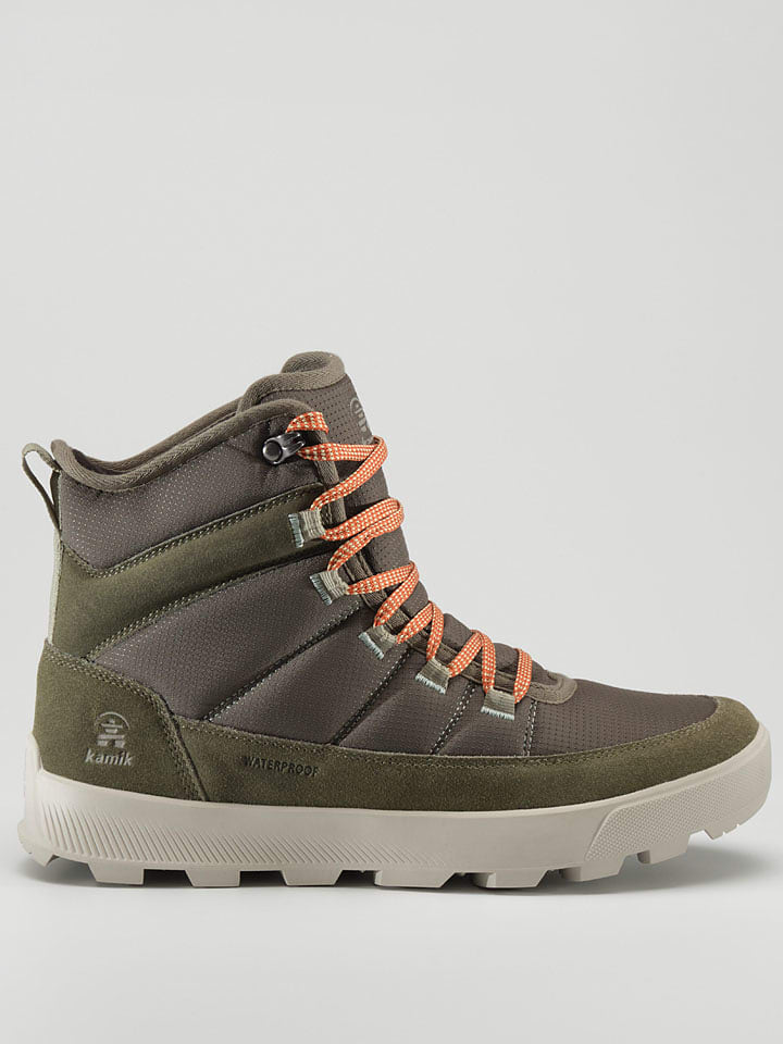 Kamik Kozaki zimowe "Atwatern" w kolorze khaki rozmiar: 42