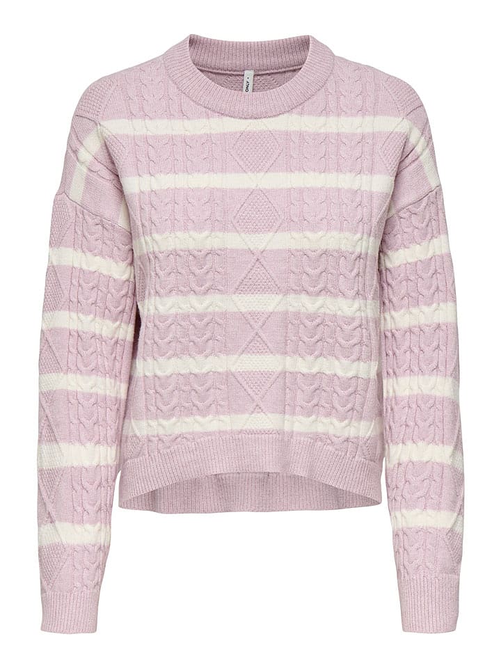 ONLY Sweter w kolorze jasnoróżowym rozmiar: XL
