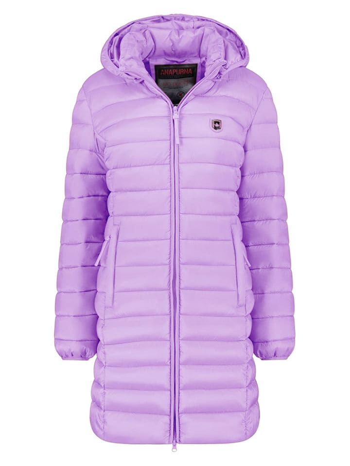 ANAPURNA Płaszcz pikowany "Akitalana" w kolorze lawendowym rozmiar: S