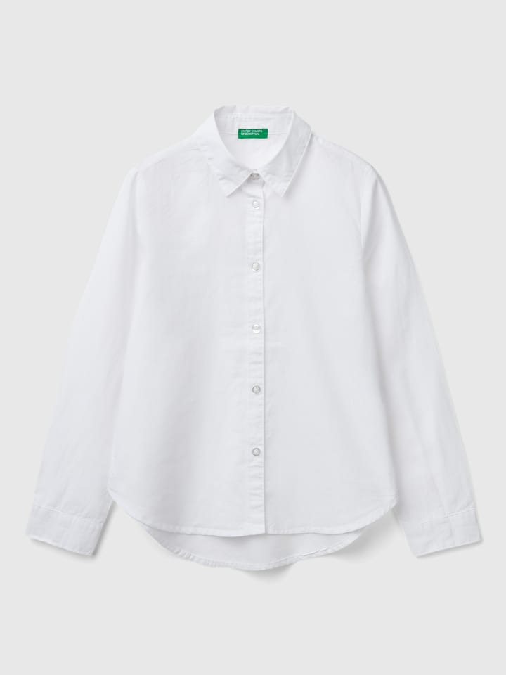 Benetton Koszula w kolorze białym rozmiar: 160