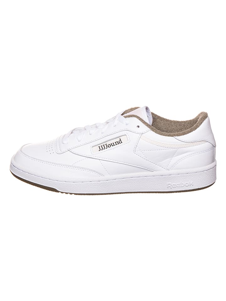 Reebok Skórzane sneakersy "Club C 85" w kolorze białym rozmiar: 40,5