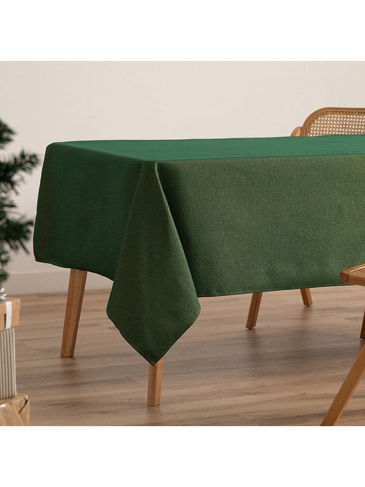 GAMUSI Obrus "Lights" w kolorze zielonym rozmiar: 140x240 cm