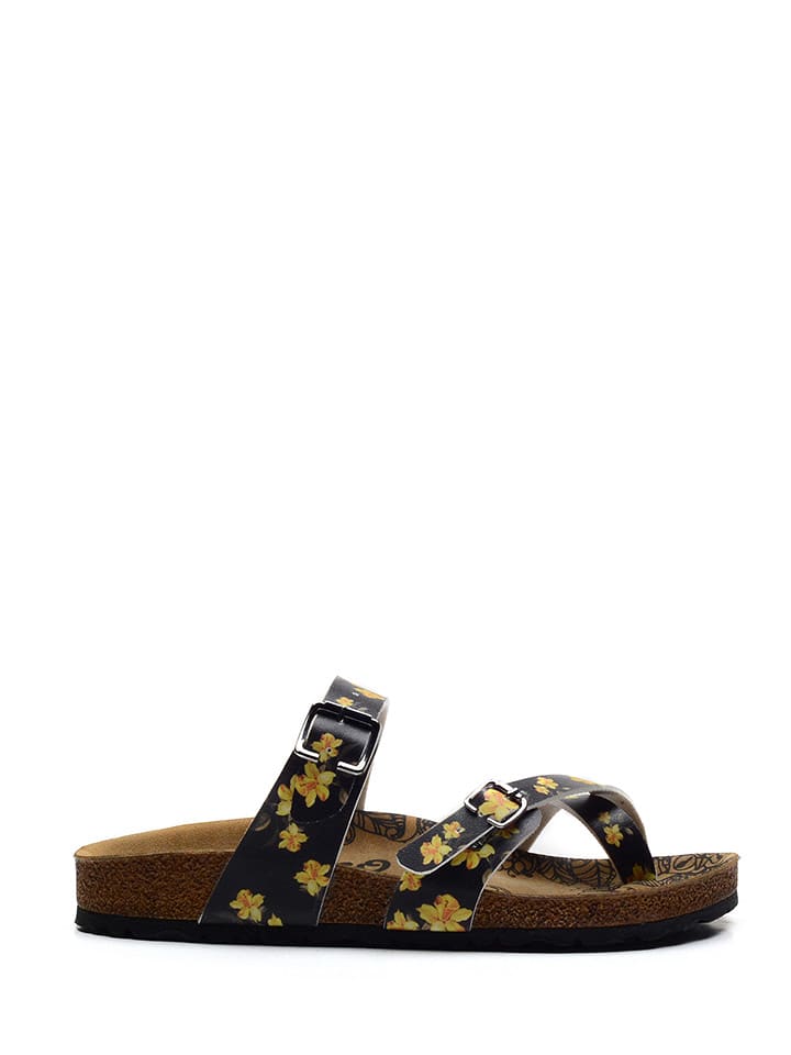 Calceo Japonki w kolorze czarno-pomarańczowym rozmiar: 39