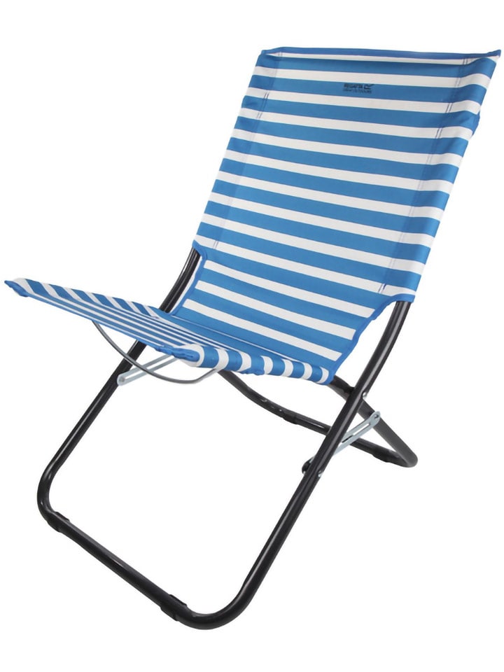 Regatta Krzesło składane "Kruza" w kolorze niebiesko-białym rozmiar: onesize