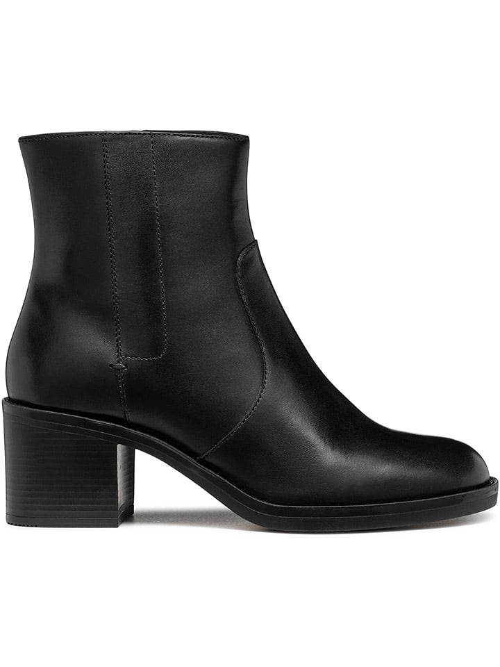 Geox Skórzane botki "Serilda" w kolorze czarnym rozmiar: 40