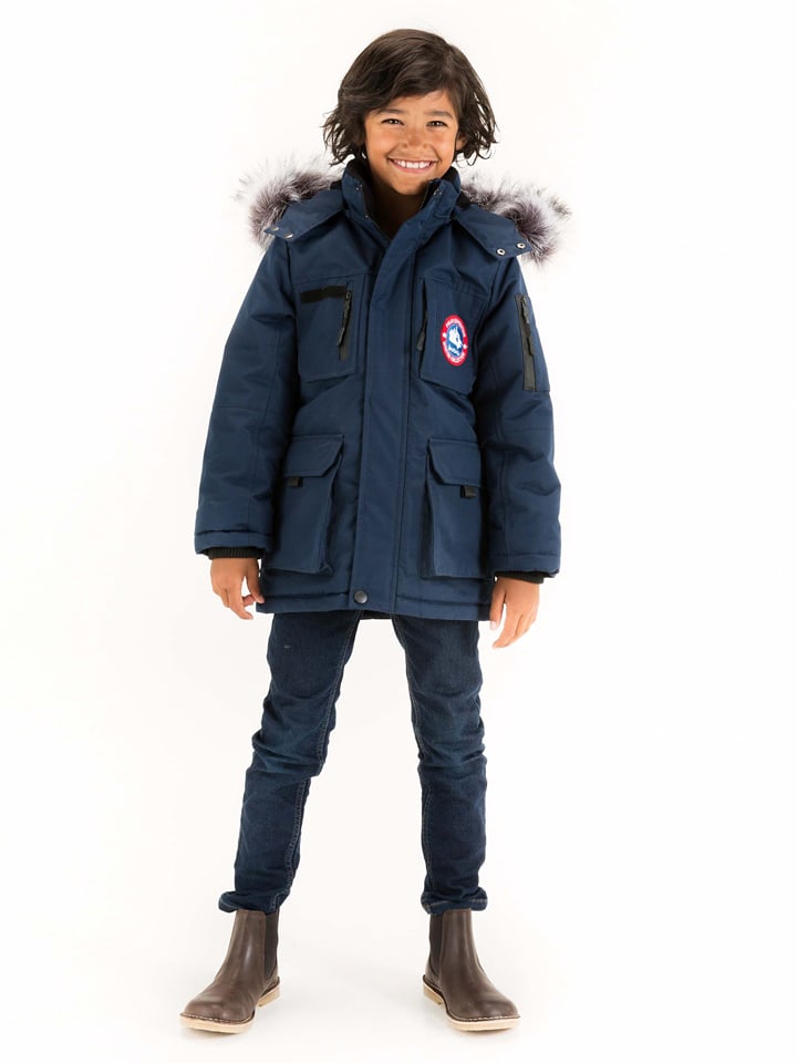 HULABALU Parka "Nordic" w kolorze granatowym rozmiar: 158/164