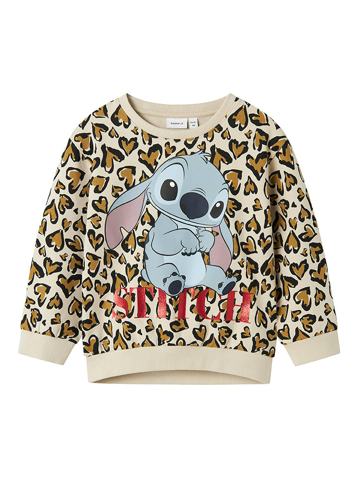 name it Bluza w kolorze beżowo-jasnobrązowym rozmiar: 104